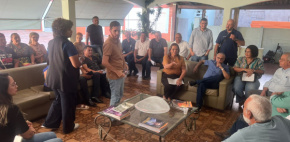 Sintap-MT e Fessp/MT discutem data-base e recomposição salarial com Jaime e Júlio Campos
